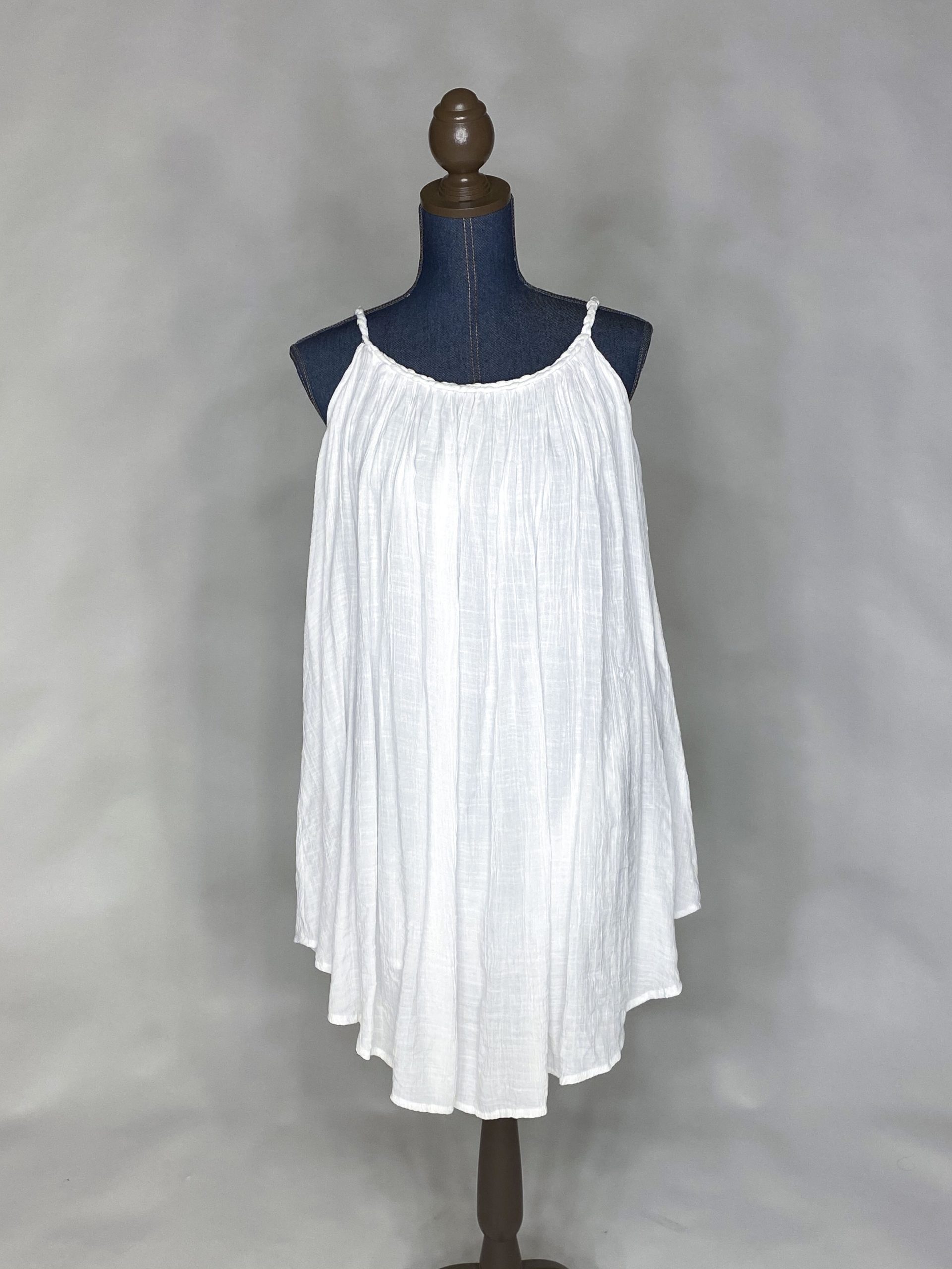 White short dress size Medium